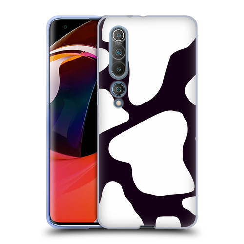 Grace Illustration Cow Prints Black And White Soft Gel Case for Xiaomi Mi 10 5G / Mi 10 Pro 5G