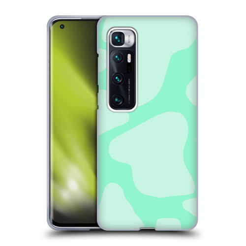 Grace Illustration Cow Prints Mint Green Soft Gel Case for Xiaomi Mi 10 Ultra 5G