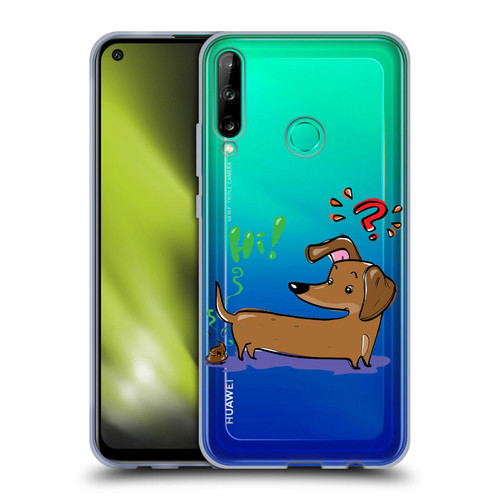 Grace Illustration Dogs Dachshund Soft Gel Case for Huawei P40 lite E