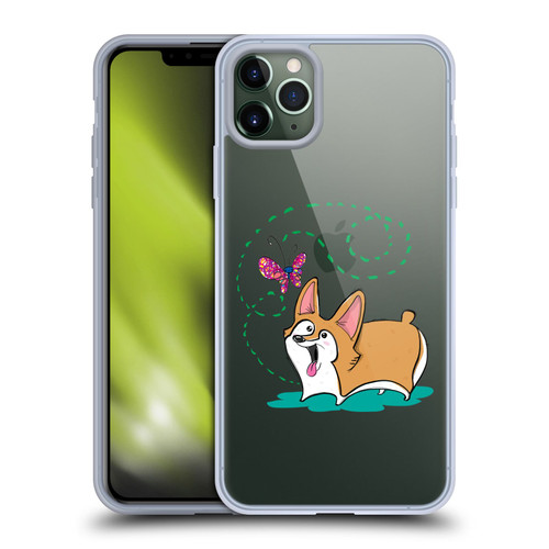 Grace Illustration Dogs Corgi Soft Gel Case for Apple iPhone 11 Pro Max