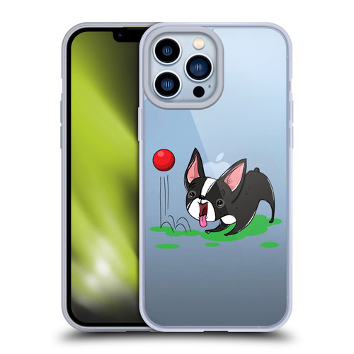 Grace Illustration Dogs Boston Terrier Soft Gel Case for Apple iPhone 13 Pro Max & MagSafe