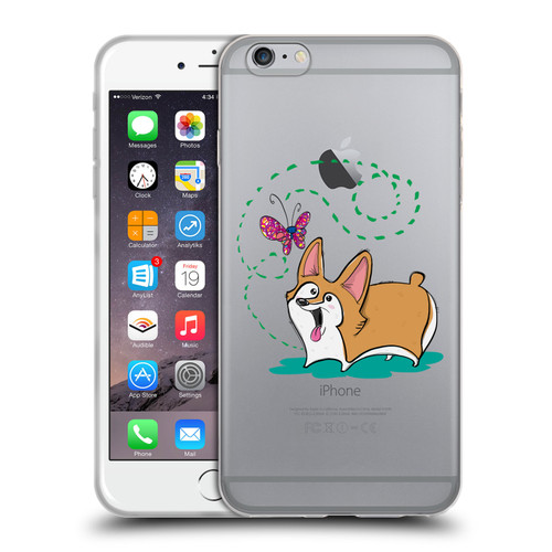 Grace Illustration Dogs Corgi Soft Gel Case for Apple iPhone 6 Plus / iPhone 6s Plus