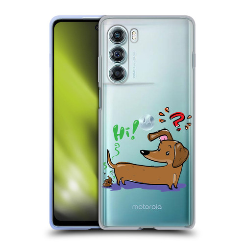 Grace Illustration Dogs Dachshund Soft Gel Case for Motorola Edge S30 / Moto G200 5G