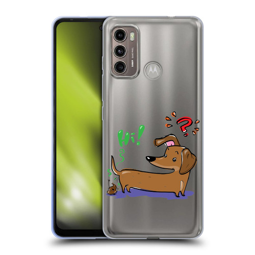 Grace Illustration Dogs Dachshund Soft Gel Case for Motorola Moto G60 / Moto G40 Fusion