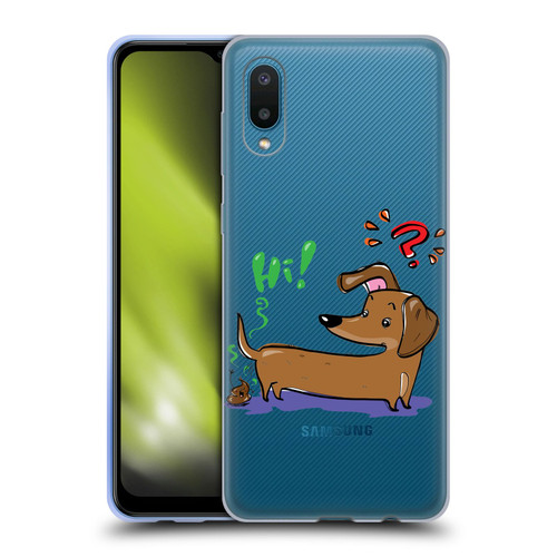 Grace Illustration Dogs Dachshund Soft Gel Case for Samsung Galaxy A02/M02 (2021)