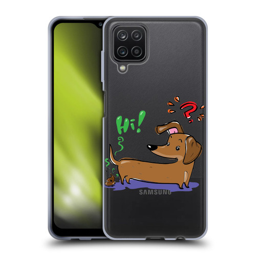 Grace Illustration Dogs Dachshund Soft Gel Case for Samsung Galaxy A12 (2020)