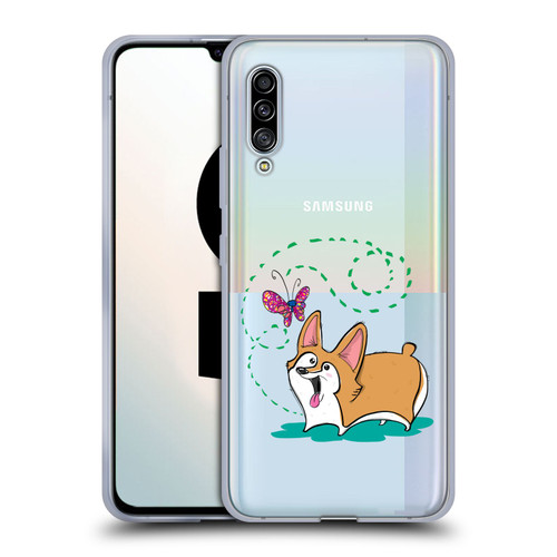 Grace Illustration Dogs Corgi Soft Gel Case for Samsung Galaxy A90 5G (2019)