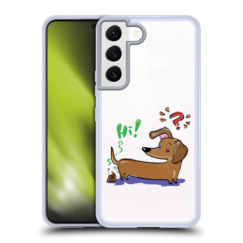 Grace Illustration Dogs Dachshund Soft Gel Case for Samsung Galaxy S22 5G