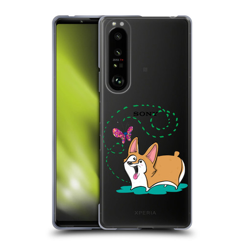 Grace Illustration Dogs Corgi Soft Gel Case for Sony Xperia 1 III