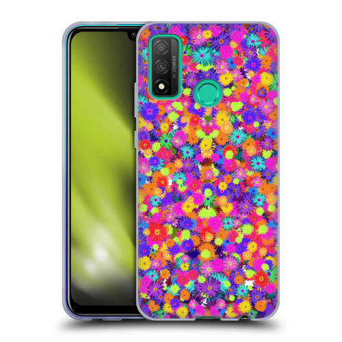 Grace Illustration Lovely Floral Daisies Soft Gel Case for Huawei P Smart (2020)