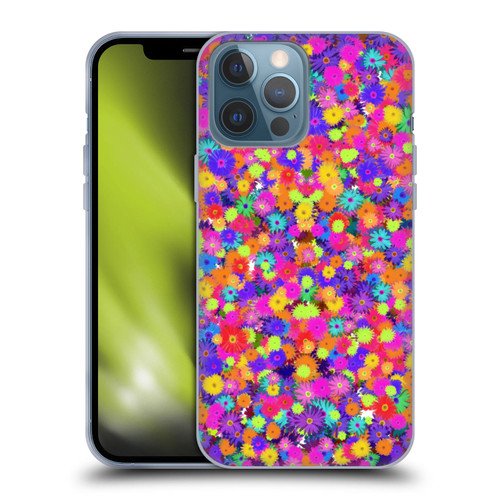 Grace Illustration Lovely Floral Daisies Soft Gel Case for Apple iPhone 13 Pro Max & MagSafe