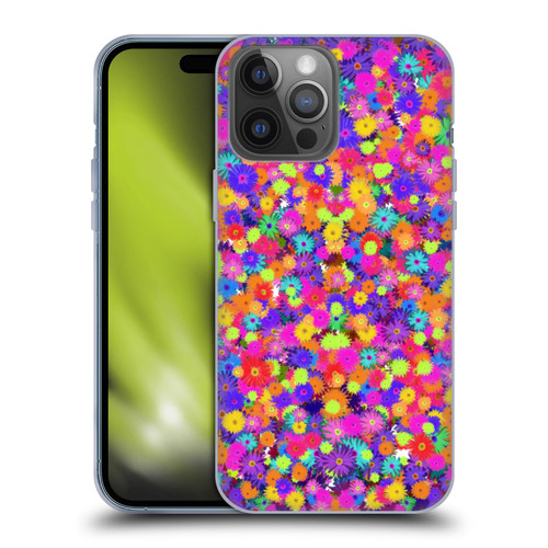 Grace Illustration Lovely Floral Daisies Soft Gel Case for Apple iPhone 14 Pro Max & MagSafe