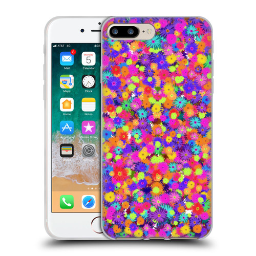 Grace Illustration Lovely Floral Daisies Soft Gel Case for Apple iPhone 7 Plus / iPhone 8 Plus
