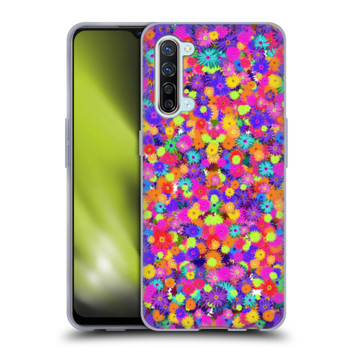 Grace Illustration Lovely Floral Daisies Soft Gel Case for OPPO Find X2 Lite 5G