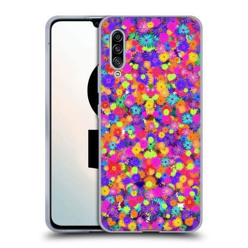 Grace Illustration Lovely Floral Daisies Soft Gel Case for Samsung Galaxy A90 5G (2019)