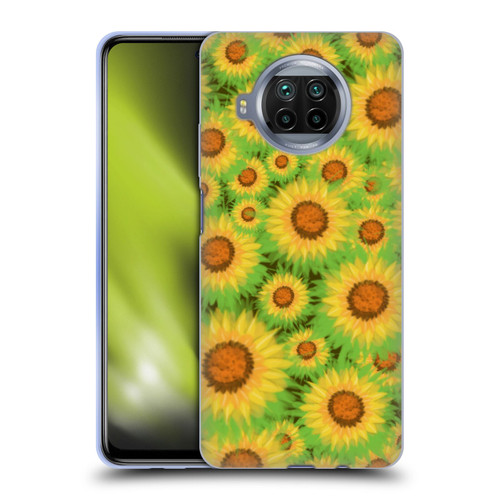 Grace Illustration Lovely Floral Sunflower Soft Gel Case for Xiaomi Mi 10T Lite 5G
