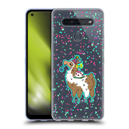 Grace Illustration Llama Birthday Soft Gel Case for LG K51S