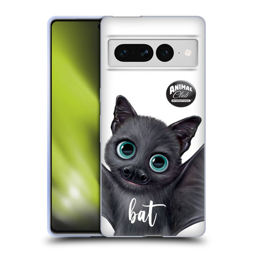 Animal Club International Faces Bat Soft Gel Case for Google Pixel 7 Pro