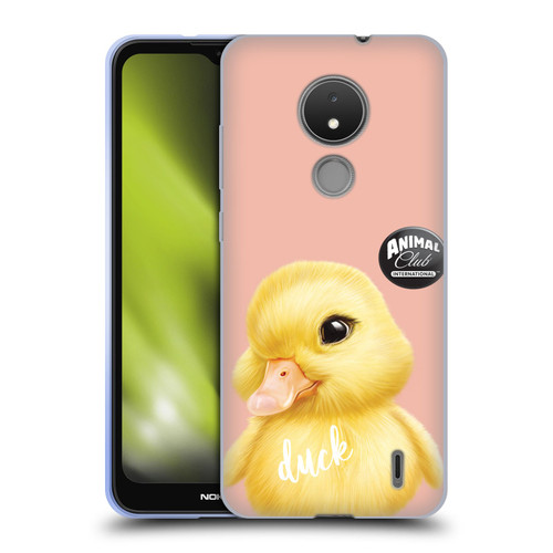 Animal Club International Faces Duck Soft Gel Case for Nokia C21