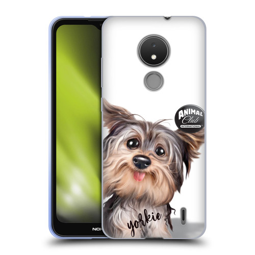 Animal Club International Faces Yorkie Soft Gel Case for Nokia C21