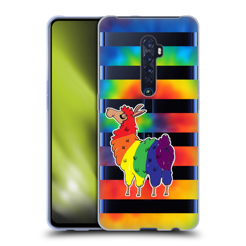 Grace Illustration Llama Pride Soft Gel Case for OPPO Reno 2
