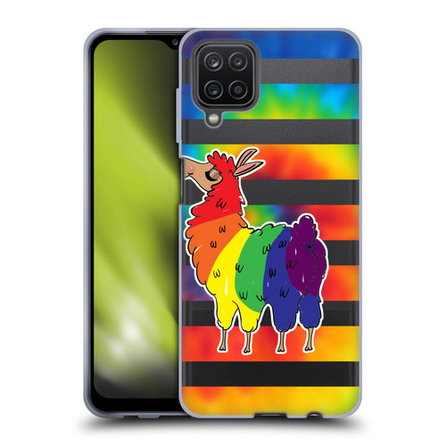 Grace Illustration Llama Pride Soft Gel Case for Samsung Galaxy A12 (2020)
