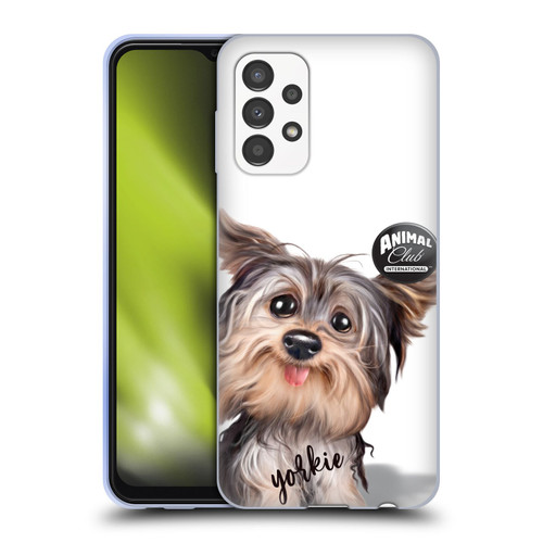 Animal Club International Faces Yorkie Soft Gel Case for Samsung Galaxy A13 (2022)