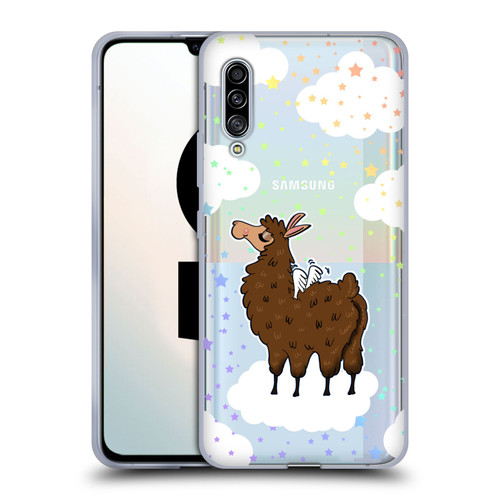 Grace Illustration Llama Pegasus Soft Gel Case for Samsung Galaxy A90 5G (2019)