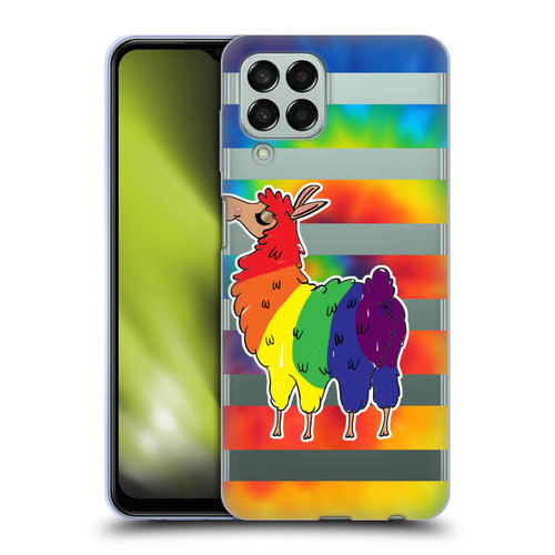 Grace Illustration Llama Pride Soft Gel Case for Samsung Galaxy M33 (2022)