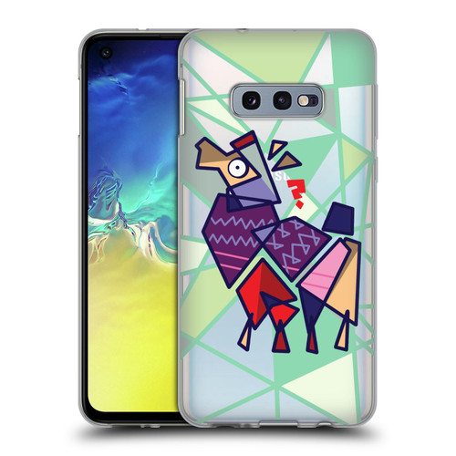 Grace Illustration Llama Cubist Soft Gel Case for Samsung Galaxy S10e