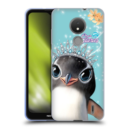 Animal Club International Royal Faces Penguin Soft Gel Case for Nokia C21