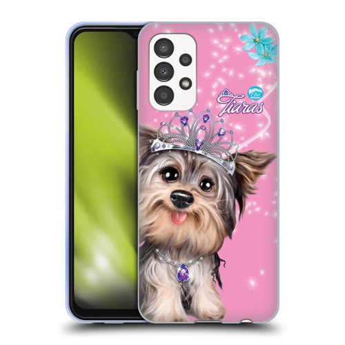 Animal Club International Royal Faces Yorkie Soft Gel Case for Samsung Galaxy A13 (2022)