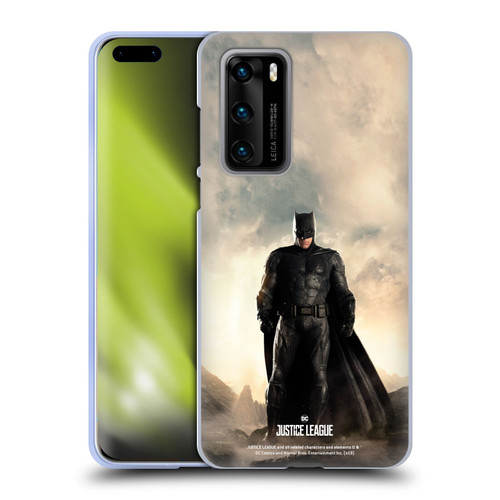 Justice League Movie Character Posters Batman Soft Gel Case for Huawei P40 5G