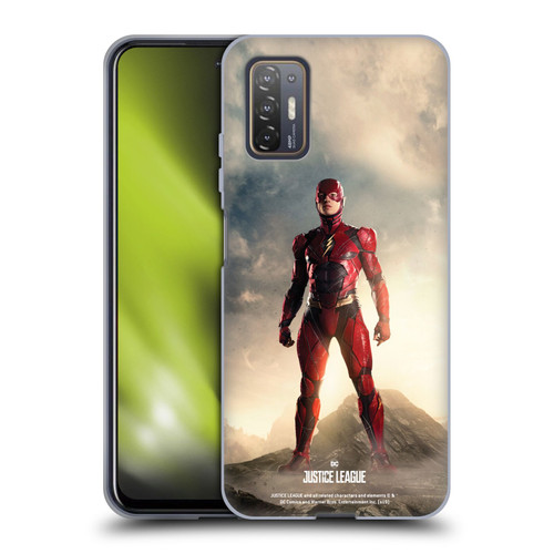 Justice League Movie Character Posters The Flash Soft Gel Case for HTC Desire 21 Pro 5G