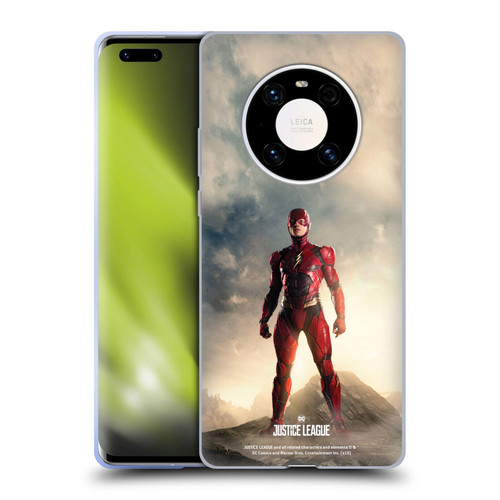 Justice League Movie Character Posters The Flash Soft Gel Case for Huawei Mate 40 Pro 5G