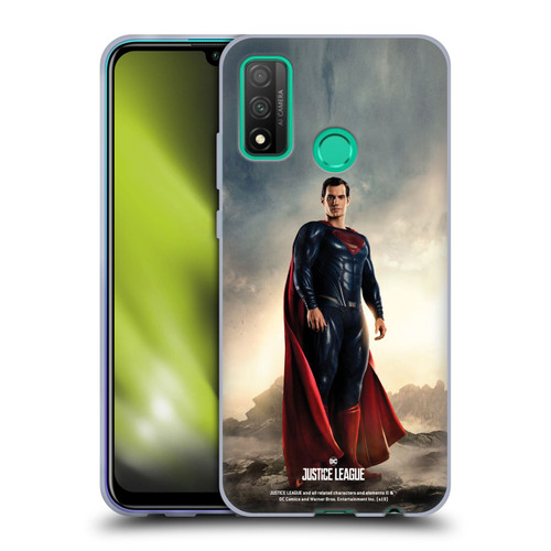 Justice League Movie Character Posters Superman Soft Gel Case for Huawei P Smart (2020)