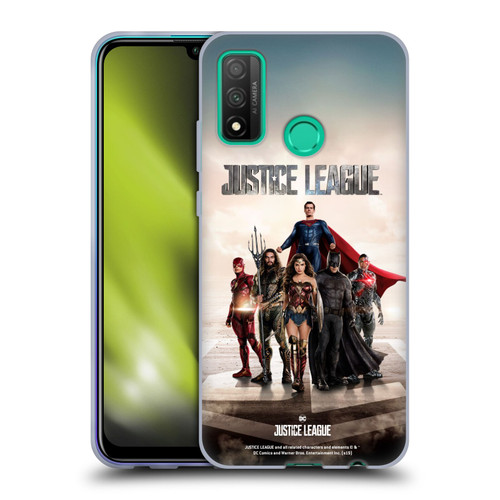 Justice League Movie Character Posters Group Soft Gel Case for Huawei P Smart (2020)