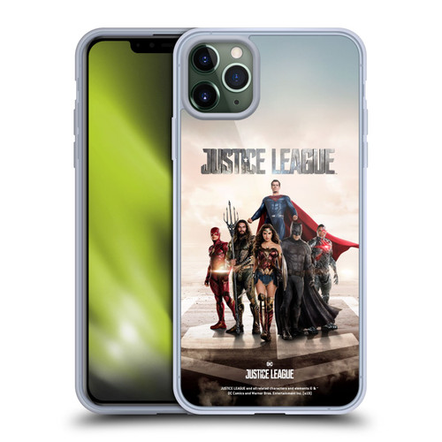 Justice League Movie Character Posters Group Soft Gel Case for Apple iPhone 11 Pro Max