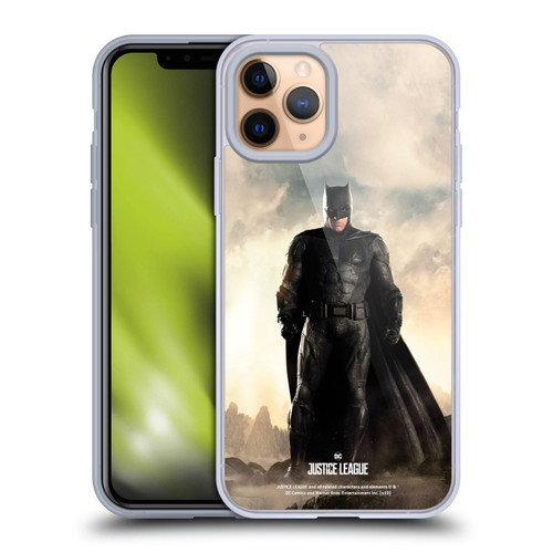 Justice League Movie Character Posters Batman Soft Gel Case for Apple iPhone 11 Pro
