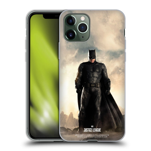 Justice League Movie Character Posters Batman Soft Gel Case for Apple iPhone 11 Pro