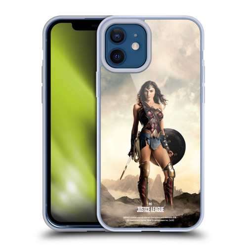 Justice League Movie Character Posters Wonder Woman Soft Gel Case for Apple iPhone 12 / iPhone 12 Pro