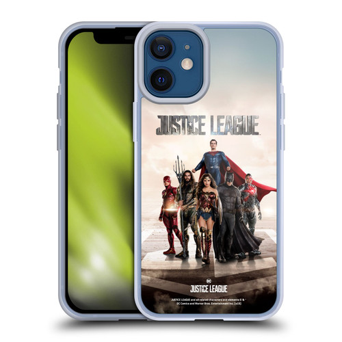 Justice League Movie Character Posters Group Soft Gel Case for Apple iPhone 12 Mini