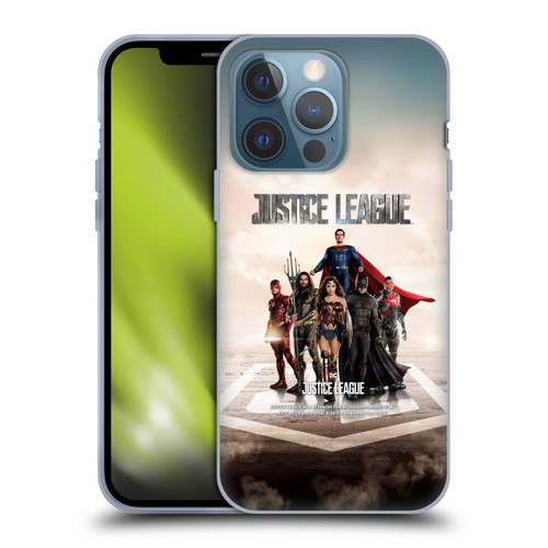 Justice League Movie Character Posters Group Soft Gel Case for Apple iPhone 13 Pro