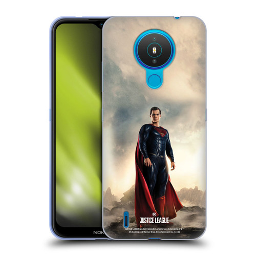 Justice League Movie Character Posters Superman Soft Gel Case for Nokia 1.4