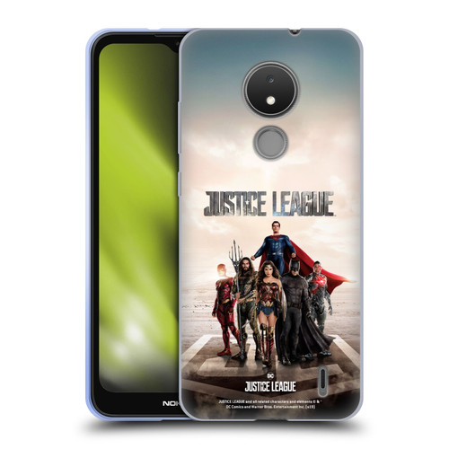 Justice League Movie Character Posters Group Soft Gel Case for Nokia C21