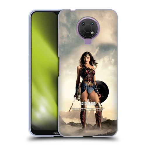 Justice League Movie Character Posters Wonder Woman Soft Gel Case for Nokia G10