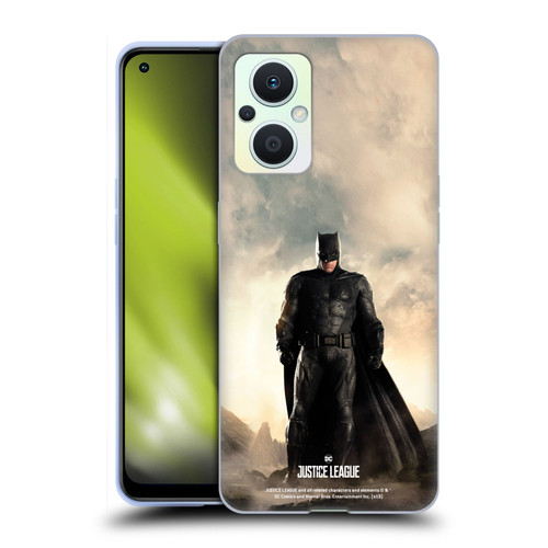 Justice League Movie Character Posters Batman Soft Gel Case for OPPO Reno8 Lite