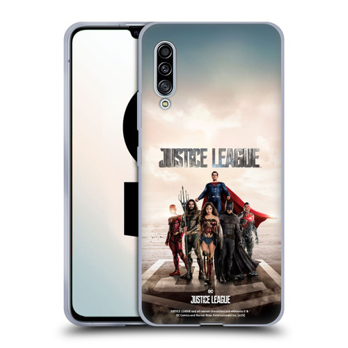 Justice League Movie Character Posters Group Soft Gel Case for Samsung Galaxy A90 5G (2019)