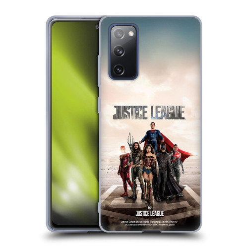 Justice League Movie Character Posters Group Soft Gel Case for Samsung Galaxy S20 FE / 5G