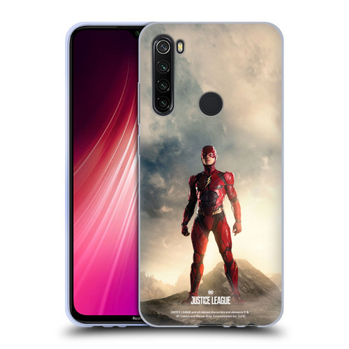 Justice League Movie Character Posters The Flash Soft Gel Case for Xiaomi Redmi Note 8T